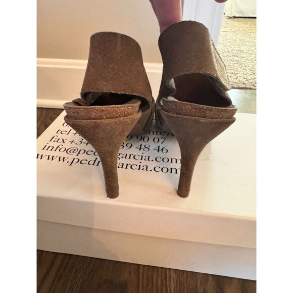 Pedro Garcia Wonda Crisscross Midi Sandals Size 8 Designer Luxe Slip-On Size 8 - Picture 6 of 6